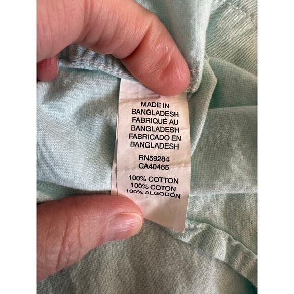 The Childrens Place Boys Blue Button Up Cotton Short Sleeve Polo Shirt Size 6 - Picture 6 of 7